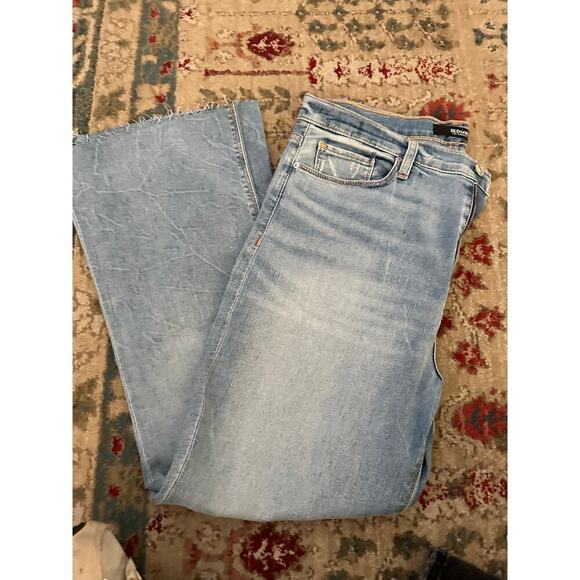 Hudson Los Angeles Women's Blue High Rise Barbara Bootcut Jeans Size 32 - Picture 7 of 8